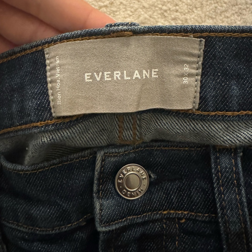 Everlane Men’s Dark Wash Straight Fit Jeans - 30x32